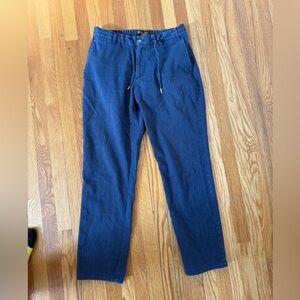 Loro Piana -Deep Blue- Dress Sweatpants